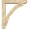 Ekena Millwork Thorton Craftsman Rough Sawn Bracket w/ Offset Brace, Douglas Fir, 8"W x 42"D x 48"H BKT0806X42X48THR04RDF - alternate 2